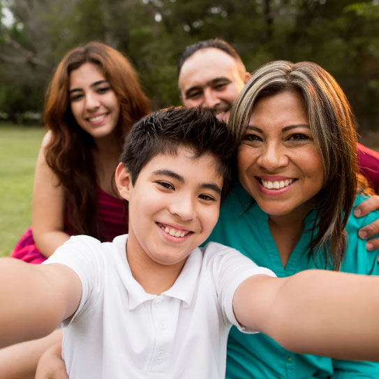 Family selfie